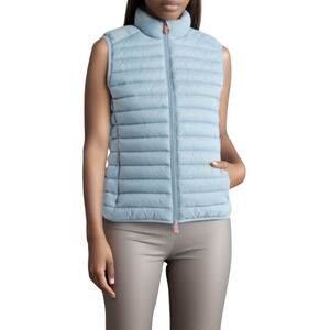 Save The Duck Charlotte Puffer Vest in Blue NWT Size 1/S